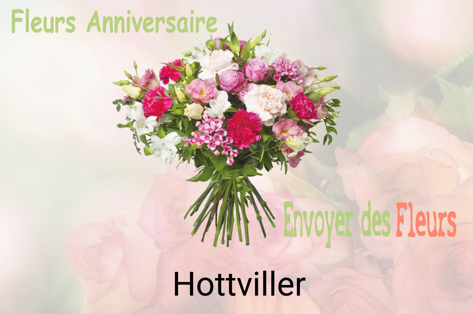 Bouquet de fleurs d’anniversaire livré à Hottviller